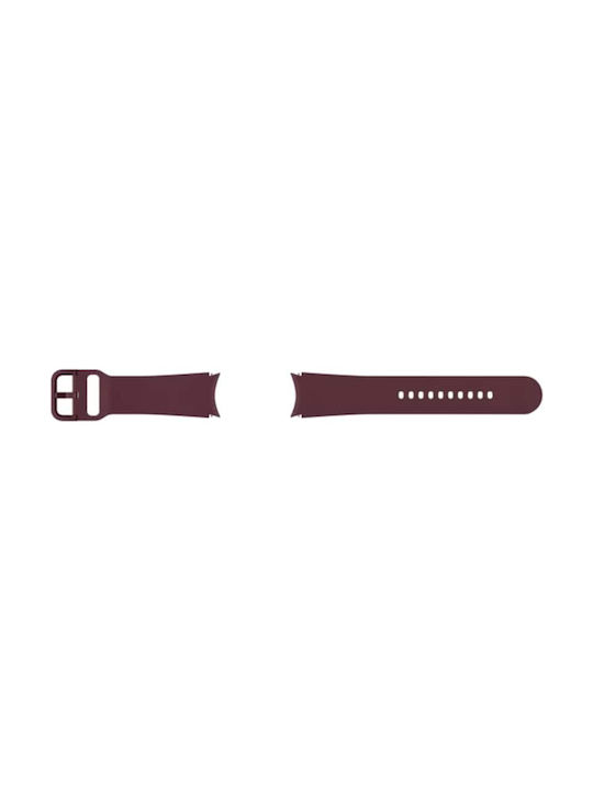 Samsung Sport M/L Strap Silicone Burgundy (Galaxy Watch4/5/6/7/FE/4 Classic/6 Classic/5 Pro)