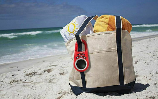 ION Audio Clipster Bluetooth високоговорител с живот на батерията до 3.3 часа Червен