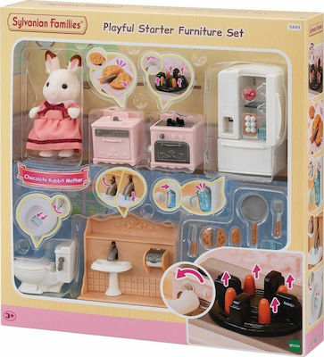 Epoch Toys Miniature Toy Playful Starter Furniture Set Sylvanian Families for 3+ Years