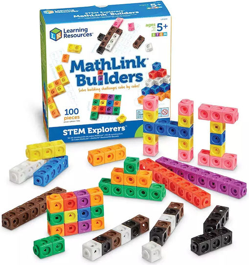 Learning Resources MathLink Builders STEM Εκπαιδευτικό Παιχνίδι Γνώσεων για 5+ Ετών