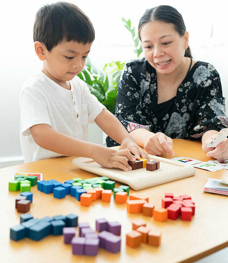 Plan Toys Κύβοι για Μέτρημα Educational Game Knowledge made of Wood for 3+ years Years Old
