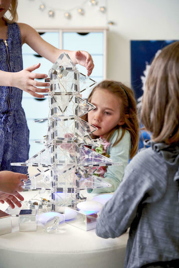 Magna-Tiles Magnetisches Bauspielzeug Ice für Kinder ab 3+ Jahre alt Jahren