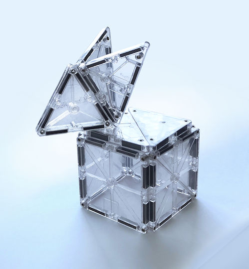 Magna-Tiles Magnetisches Bauspielzeug Ice für Kinder ab 3+ Jahre alt Jahren