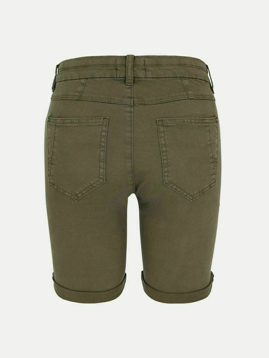 Volcano P-LILU Women's Slim Shorts - Khaki Green