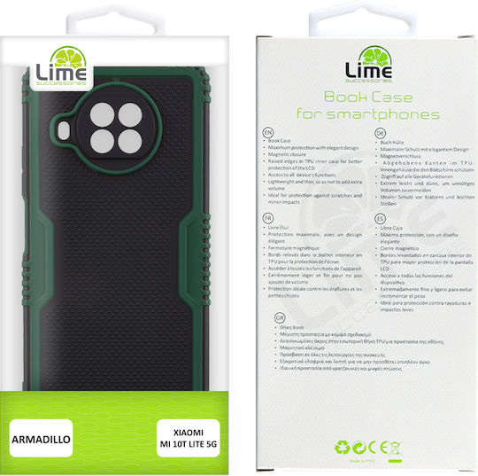Lime Armadillo Camera Guard Back Cover Plastic Verde (Xiaomi Mi 10T Lite)