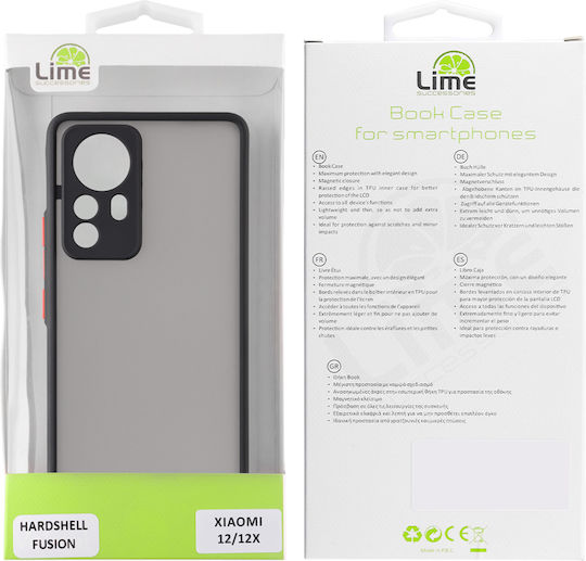 Lime Hardshell Camera Guard Back Cover Πλαστικό / Σιλικόνης Black with Red Keys (Xiaomi 12 / 12X)