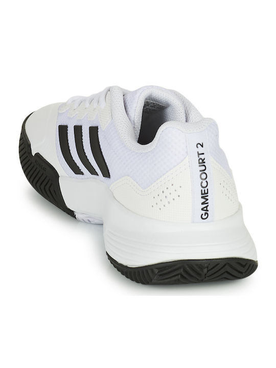 adidas Gamecourt 2 M Men's Tennis Shoes for Hard Courts Cloud White / Core Black