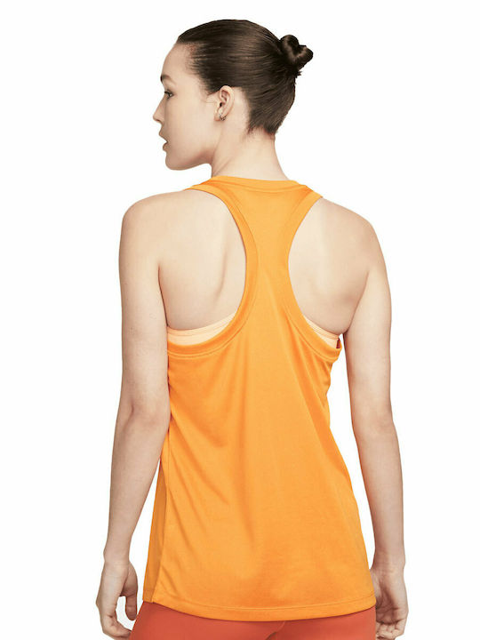 Nike Dri-Fit Women's Sleeveless Sport Blouse Orange DJ1757-738