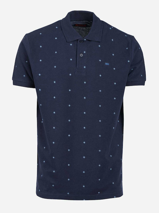 FBM005-04511 Polo Short Sleeve Blouse Navy Blue