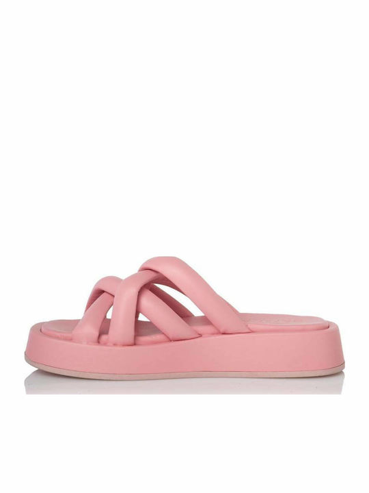 Γυναικεία Σανδάλια Flatforms Ροζ