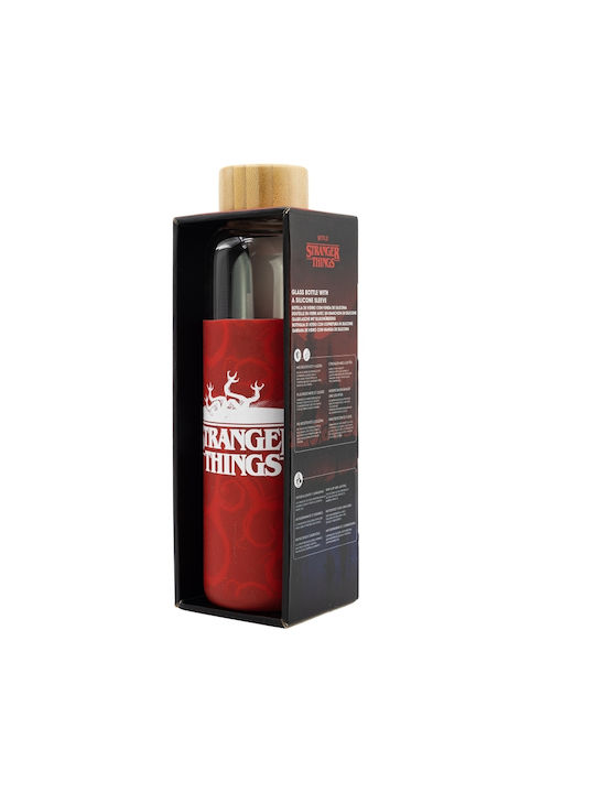 Stor Stranger Things Bottiglia Grătare comerciale Sticlă con tappo a vite Transparent 585ml