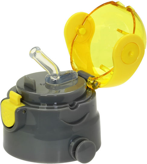 Ecolife Spare Lid for Thermos 400ml made of Plastic Yellow