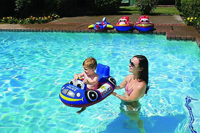 Βρεφικό Σωσίβιο Swimtrainer για 6 Μηνών έως 2 Ετών Μπλε Πυροσβεστικό Όχημα