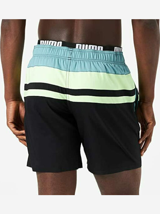 PUMA Heritage Herren-Bademode Kurze Hosen Mehrfarbig mit Gestreiften Mustern