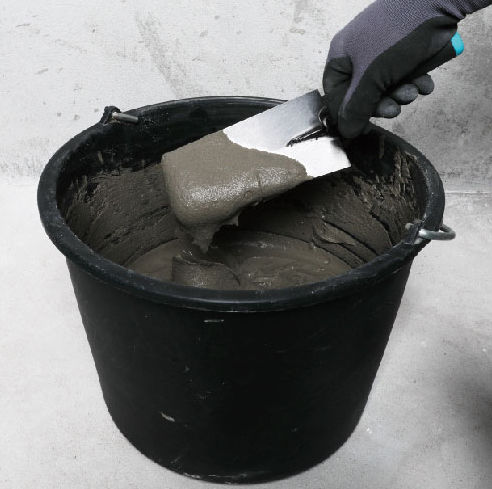 Bihui Trowel Metallicό 160x160mm with Plastic Handle BTCHB6