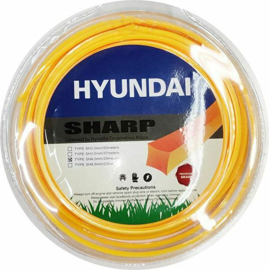 Hyundai Sharp Mähfaden Länge 37m und Dicke 3.5mm