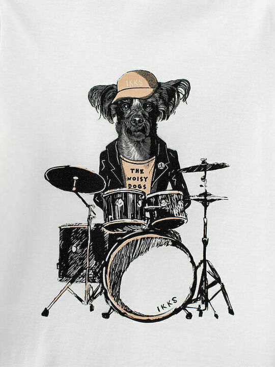 Детска тениска Бял