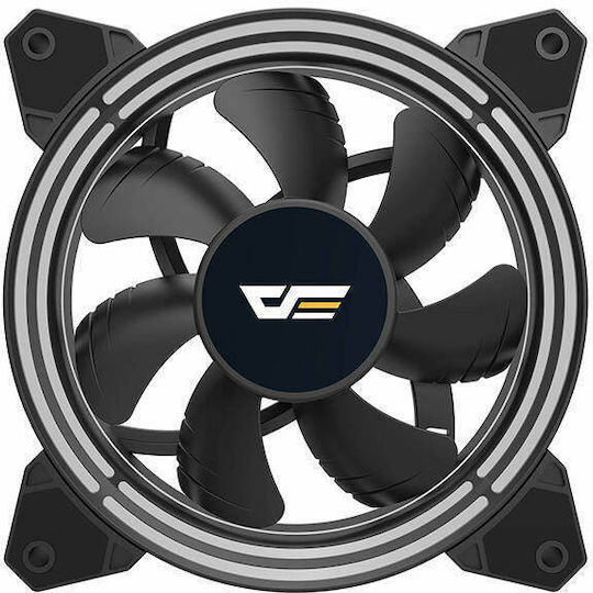 Darkflash CF11 Pro Ventilator Pentru Carcasă 3în1 120mm (1200rpm / 38cfm) cu Iluminare ARGB și Conexiune 6 Pini 3 Bucăți