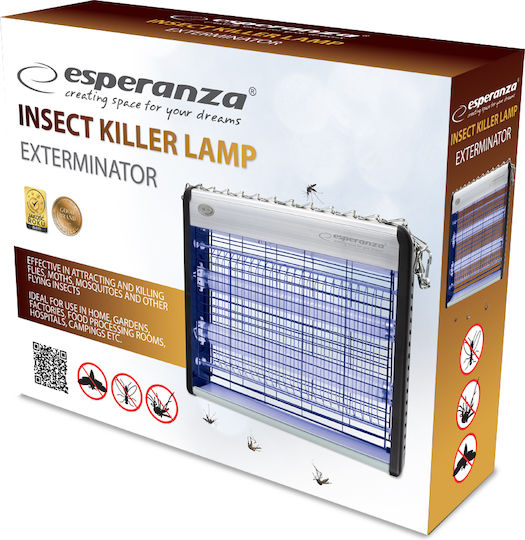 Esperanza Exterminator Ηλεκτρική Εντομοπαγίδα Led 12W EHQ003