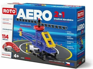 Efko Building Blocks Helicopter 2 in 1 for 4+ Years 114 Pieces
