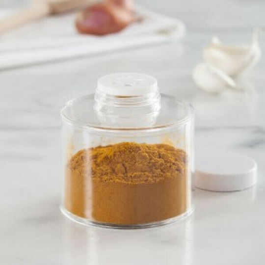Factory Spice Tower Carousel Jar Gewürzbehälter Kunststoff auf drehbarem Ständer Transparente 12Stück 12Stück