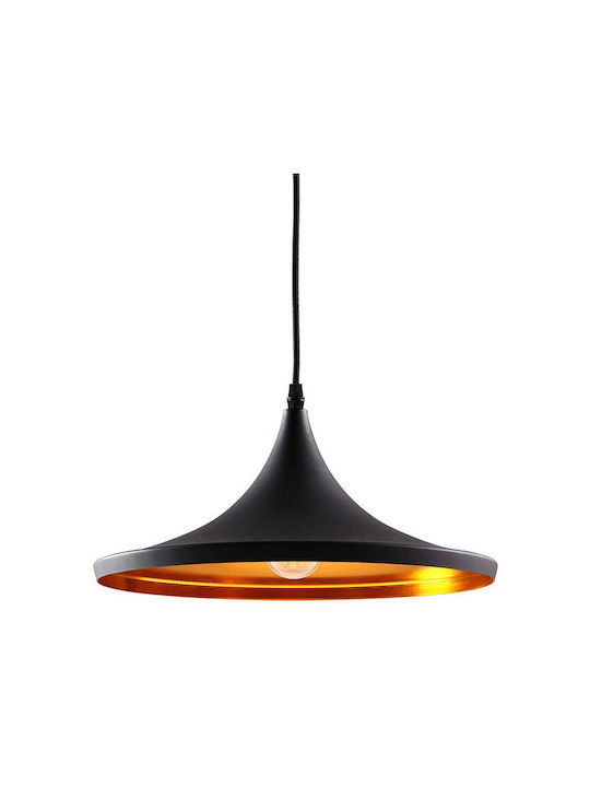 Pendant Light Single-Light for Socket E27 Black