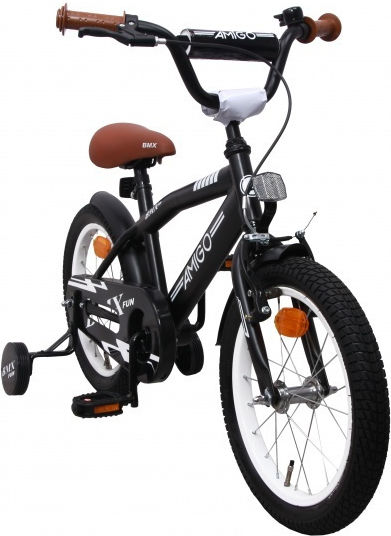 Amigo Fun 16" Παιδικό Ποδήλατo BMX Coaster Brake Μαύρο