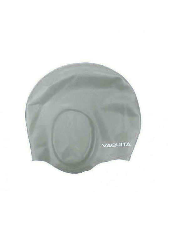 Bluewave Silicone Adults Swimming Cap Silver