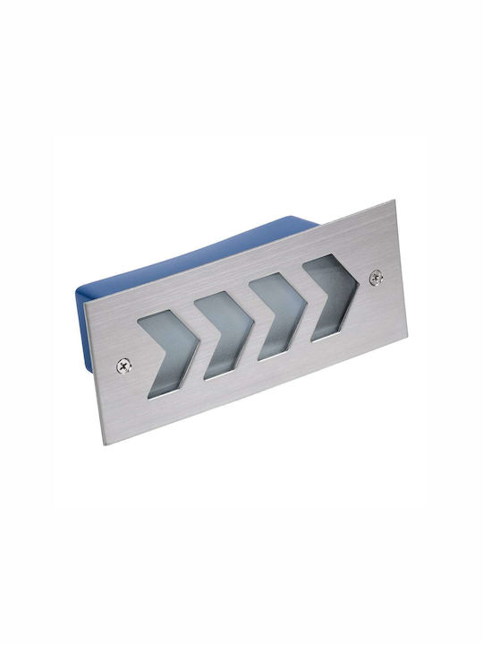 GloboStar Wandmontierte Außenbeleuchtung Deckenleuchte LED IP67 6W mit Einstellbarem Weiß Licht