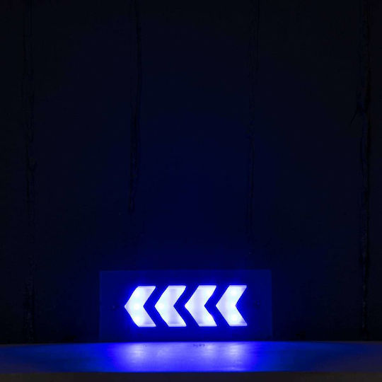 GloboStar Wandmontierte Außenbeleuchtung Deckenleuchte LED IP67 6W mit Einstellbares Weiß Licht 17x7x5.5cm