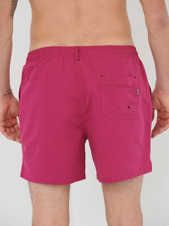 Funky Buddha Men's Swimwear Shorts Magenta Purple Funky Buddha Men's Swimwear Shorts Magenta Purple