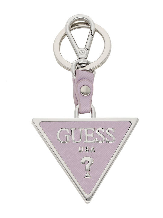 Guess Μπρελόκ Μεταλλικό Ροζ