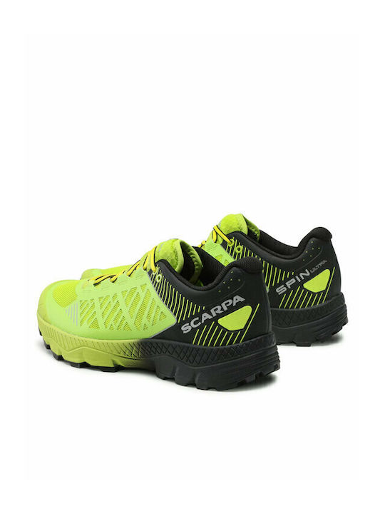 Spin Ultra Sport Shoes Trail Running Yellow