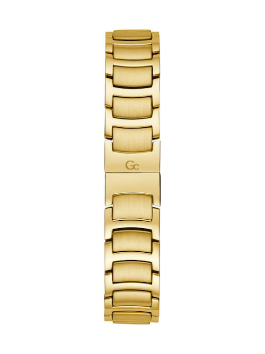 GC Watches Cruise Γυναικείο Ρολόι 32mm Μπαταρίας με Χρυσό Μεταλλικό Μπρασελέ