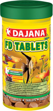 Dajana FD Tablets Hrana pentru Pestii tropicali sub forma de tablete cu Spirulina 250ml