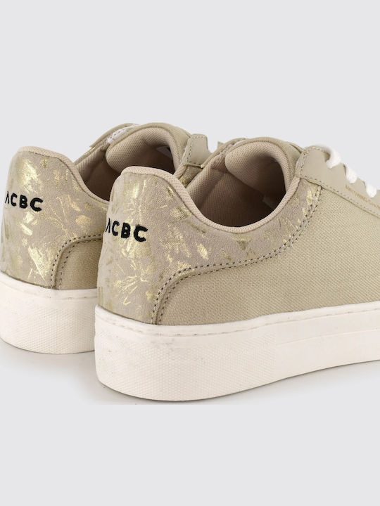 Marina Γυναικεία Flatforms Sneakers Μπεζ