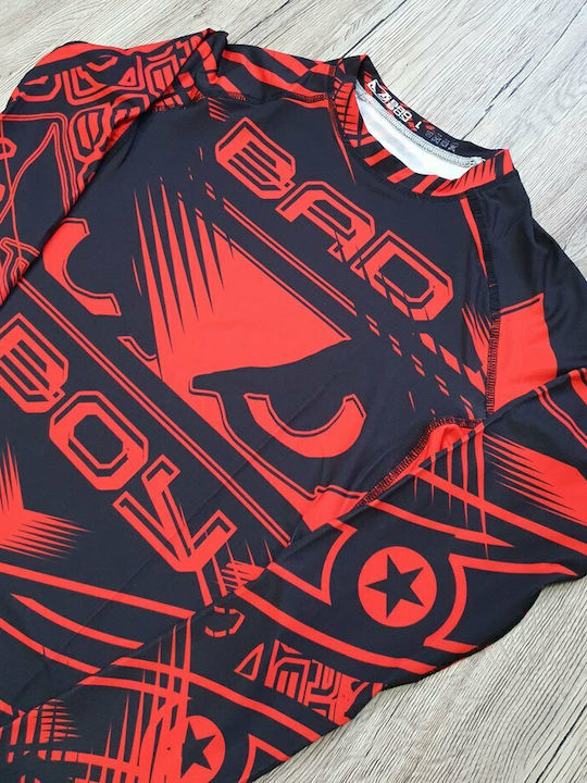 Bad Boy Accelerate Ανδρική Μακρυμάνικη Μπλούζα BBRS162 για Jiu-Jitsu Κόκκινη