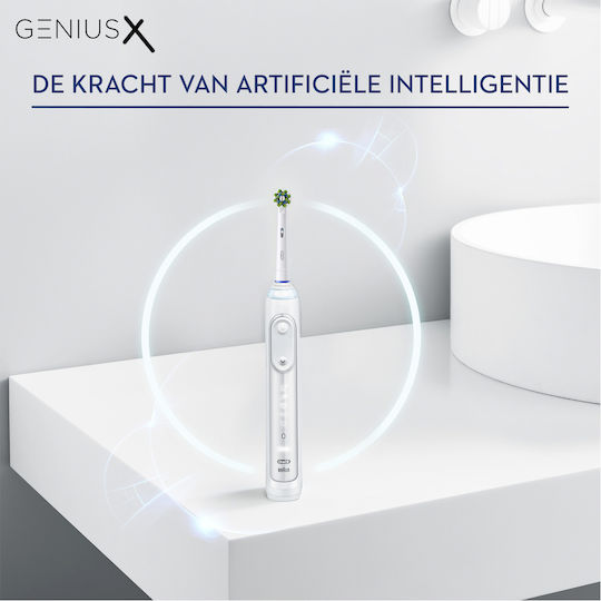 Oral-B Genius X Periuță de dinți electrică cu cronometru și senzor de presiune