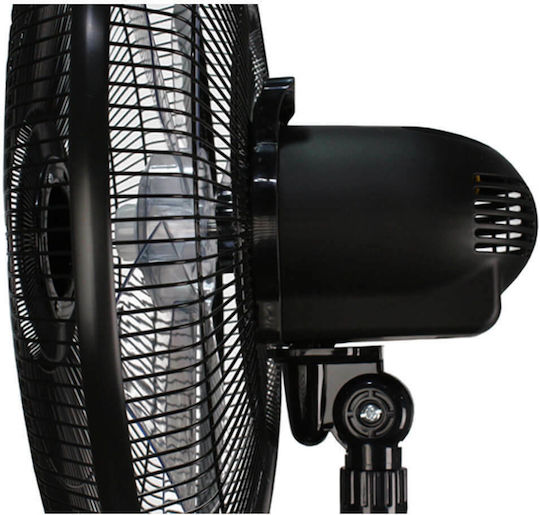 Argo Standy Ανεμιστήρας Ορθοστάτης 60W Διαμέτρου 40cm με Τηλεχειριστήριο Μαύρος