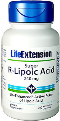 Life Extension Super R Lipoic Acid 60 veg. Kappen 60 Mützen Ungesüßt