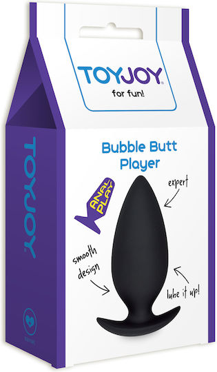 ToyJoy Butt Plug Bubble Player Expert Anal Plug Black