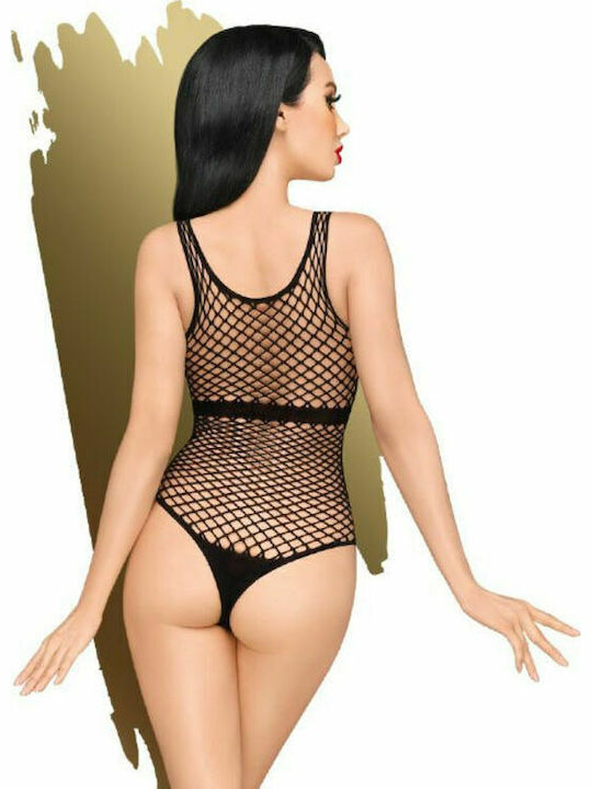 Penthouse Enjoy The Moment Mesh Teddy Sexy Κορμάκι Διχτυωτό Black