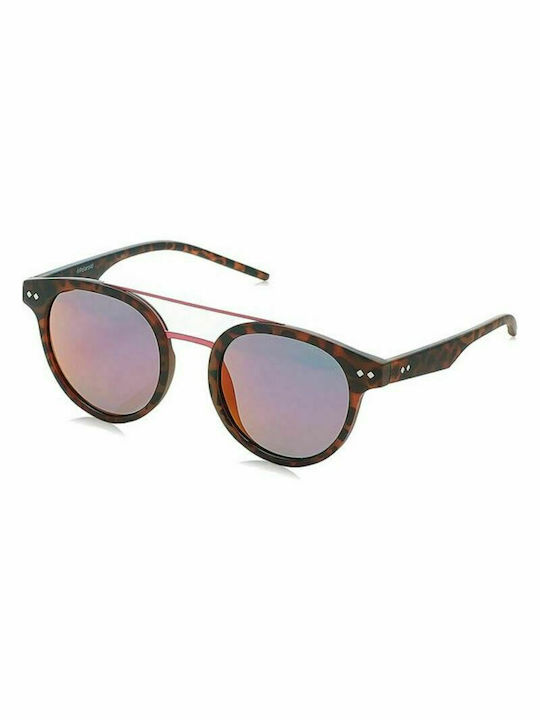 Polaroid Sunglasses with Black Frame and Purple Polarized Lenses PLD6031/S N9P/HAV