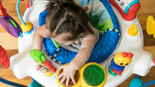 Baby Einstein Baby Jumper Neighborhood Symphony with Music, Light, and Sounds for 6++ Months