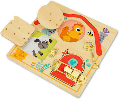 Tooky Toys Baby-Spielzeug Δραστηριότητες με Κλειδαριές aus Holz für 36++ Monate