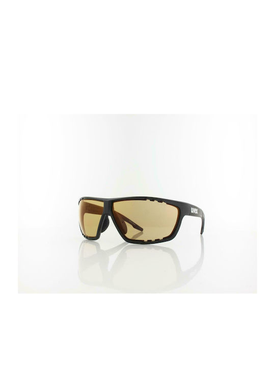 Uvex Sportstyle 706 Men's Sunglasses with Black Acetate Frame and Brown Lenses S5320362206