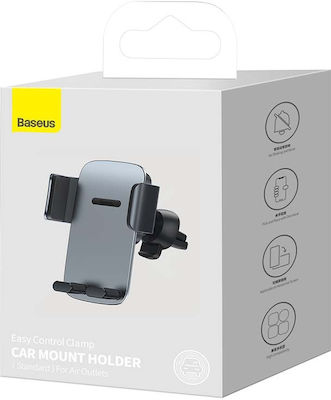 Baseus Car Mount for Phone Easy Control Pro with Adjustable Hooks Gray