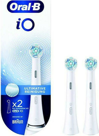 Oral-B iO Ultimate Clean Electric Toothbrush Replacement Heads White White 319795 2pcs