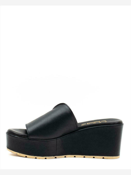 Women's Leather Platforms ZAKRO COLLECTION 856 BLACK SS22 Black