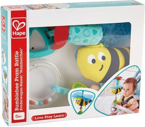 Hape Pendant Toy for Car Bumblebee Pram Rattle